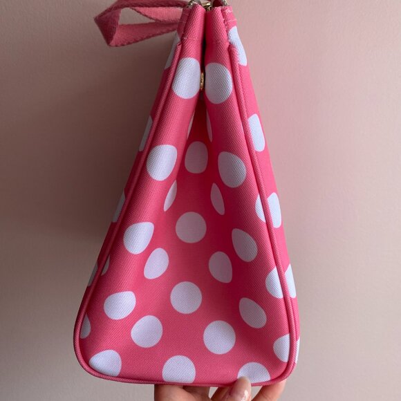 Kate Spade cute pink polka dot lunch bag - Picture 3 of 7